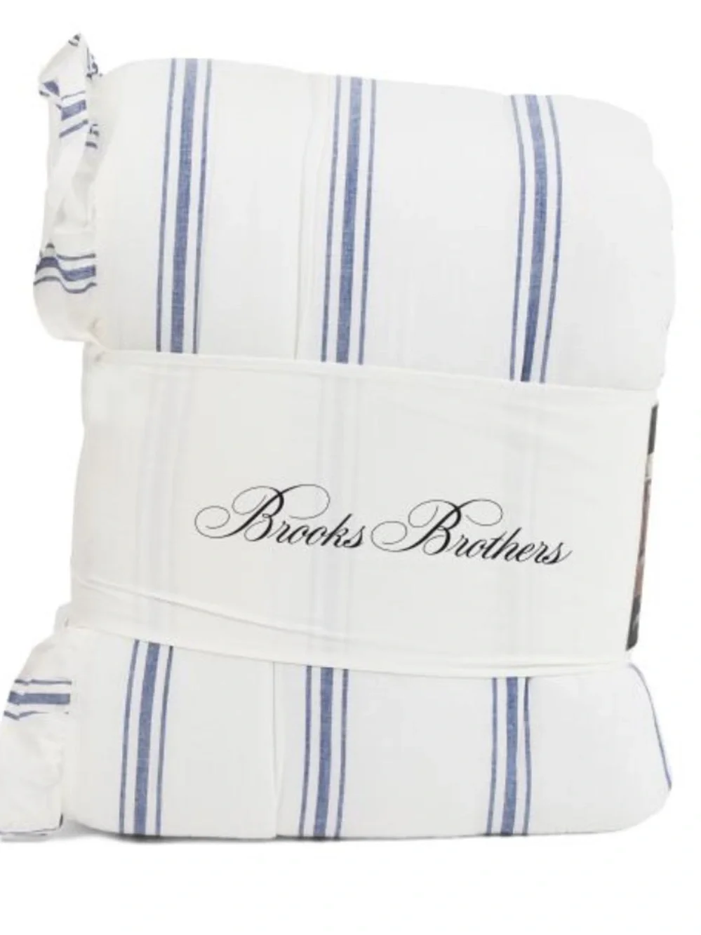 BROOKS BROTHERS 3pc nantucket striped comforter set